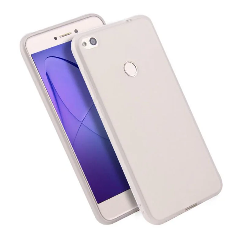 White Matte Silicone Soft TPU Cover case for Huawei P8 lite P9 P10 P20 P30 Lite P30 Pro Honor 6A 6X 7X 8 8X 9 9X Mate 10 20 lite - Цвет: White