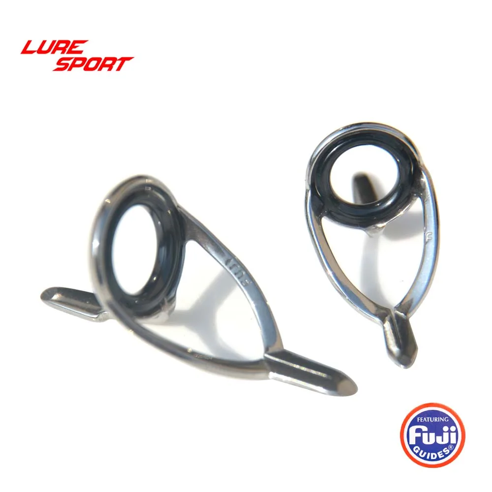 LureSport FUJI guide 9 шт. набор MNAT KWAG литой верх и направляющий набор стержней строительный компонент ремонт удочки DIY аксессуары