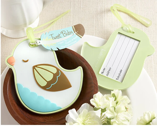 

wedding love birds luggage tag baby shower favor tweet baby bird luggage tag guest souvenirs gifts keepsak