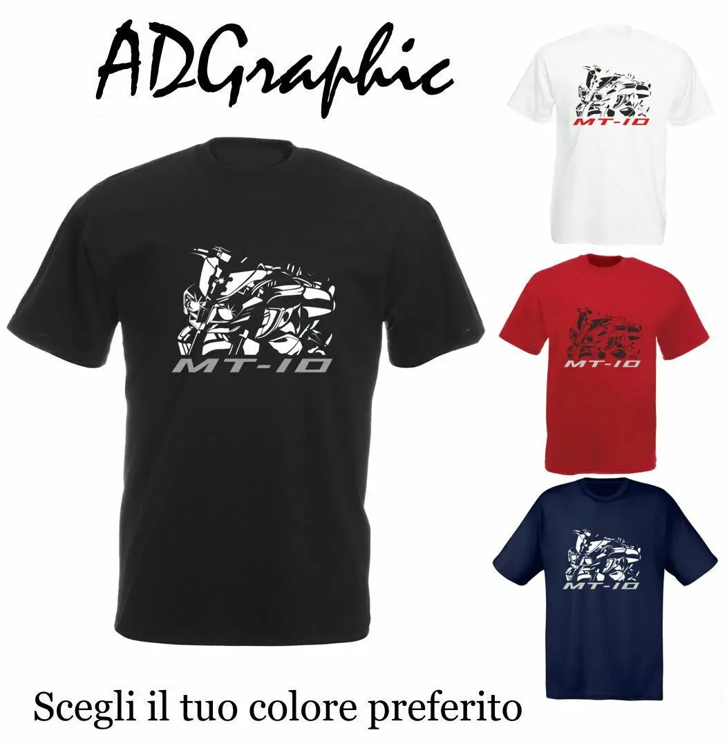 

2019 Fashion T-Shirt Cotton Yam Mt10 Mt 10 Mt-10 Motobike Motorcycle Tees