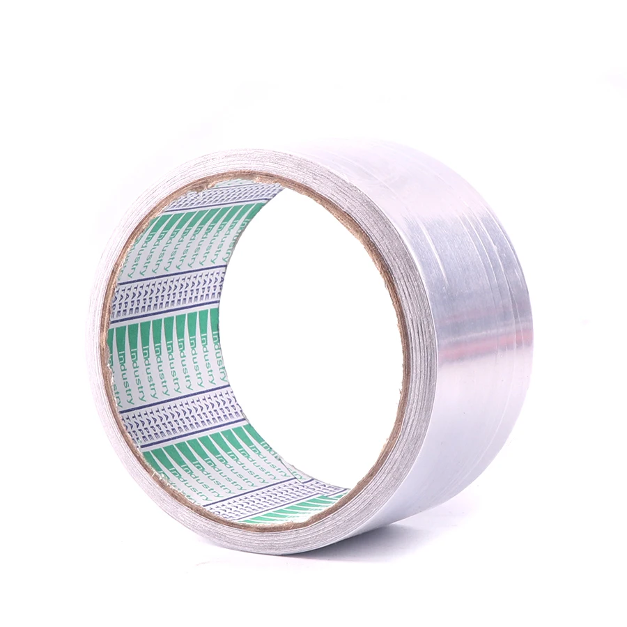 Сильная алюминиевая Самоклеющаяся Фольга лента 48 мм x 10 м рулон фольги ремонтная