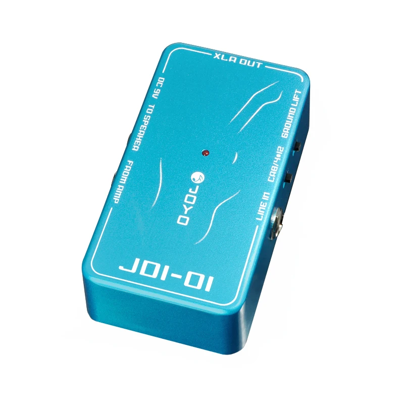 JOYO JDI-01 DI Box гитарная педаль эффектов пассивная прямая коробка усилитель имитация электрогитары аксессуары с батареей 9 в