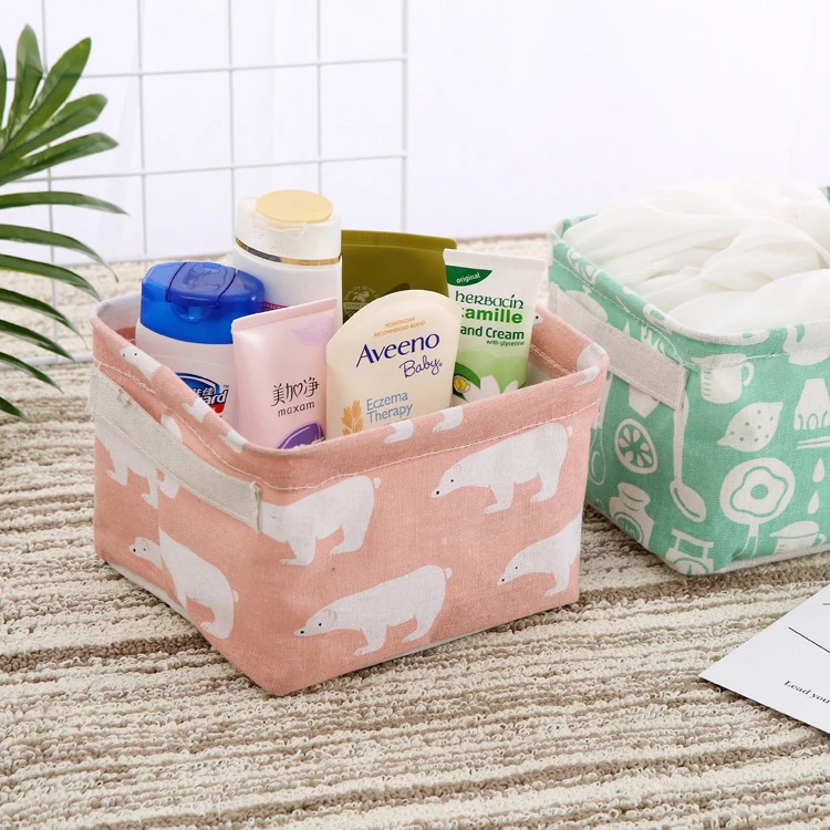 MICCK DIY корзина для хранения офисного рабочего стола макияж организовать складной ящик для хранения нижнего белья ювелирные изделия канцелярские контейнер для белья Baskek