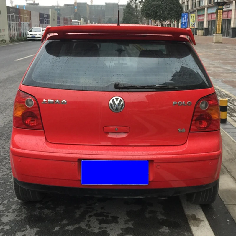 Для Volkswagen Polo спойлер 2003-2009 Высококачественный ABS Материал спойлер заднего крыла праймер или DIY Цвет Polo задний спойлер