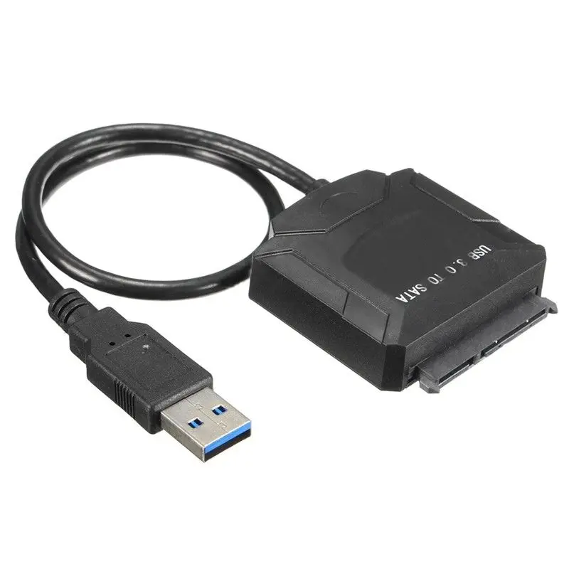 Супер скорость USB 3,0 SATA III адаптер конвертер кабель для 2," 3,5" жесткий диск HDD SSD с DC вход Jack