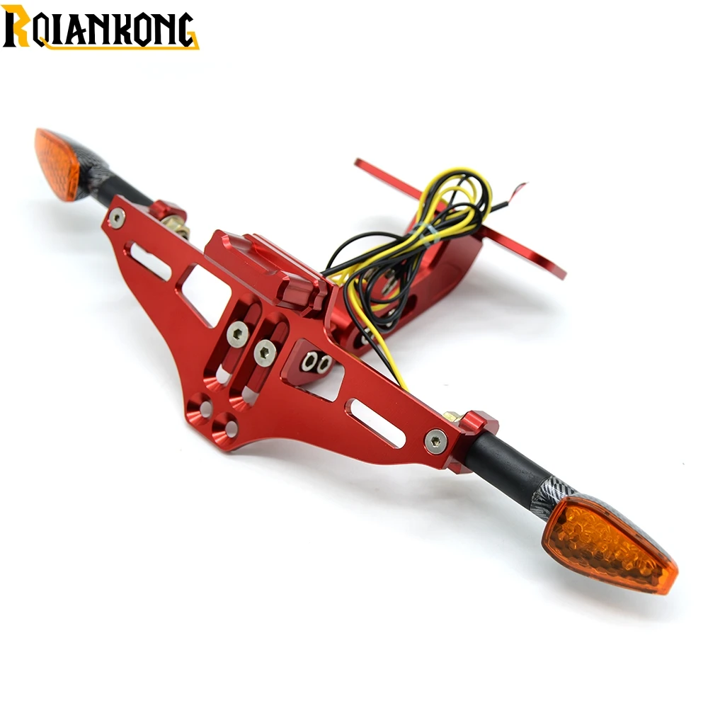 Мотоцикл Регулируемый угол Номерного Знака Держатель рамки кронштейн для Yamaha