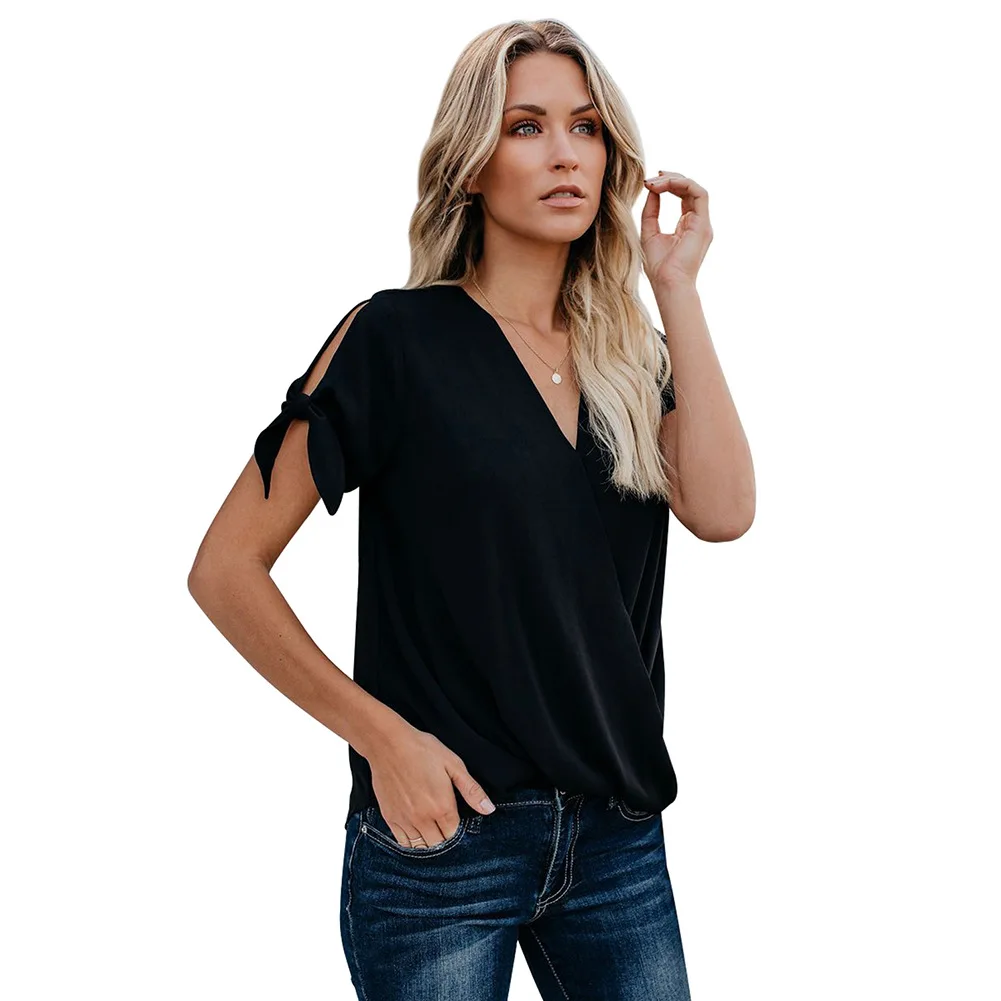 

Charismatic Drape Blouse The V Neckline Looks Extremely Sexy Graceful