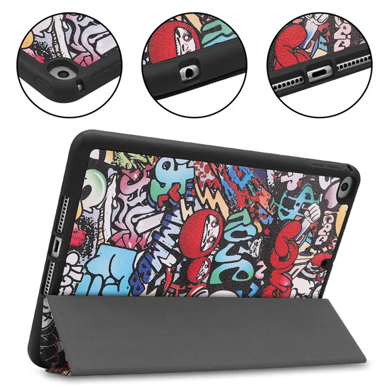 Новый тонкий умный чехол из искусственной кожи с магнитом для iPad Mini 5 2019