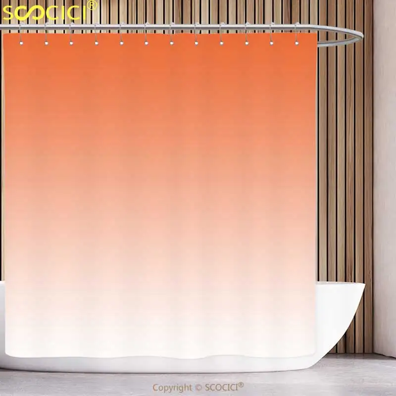 Стильная занавеска для душа Омбре закат в горячей пустыне Вдохновленный сумерки