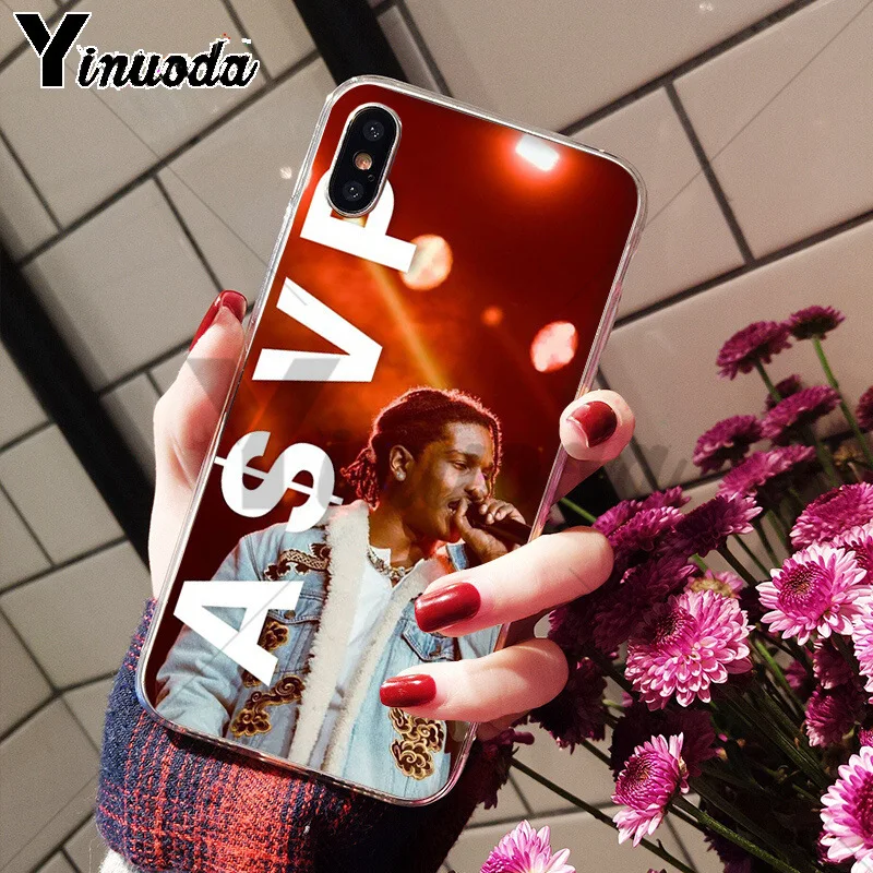 5 Yinuoda A$ AP Asap Rocky Lord Flacko простые мягкие термополиуретановые чехлы Модные Цветные чехлы для телефонов для iPhone 8 7 6 6S Plus X XS max 5 5S SE XR - Цвет: 5