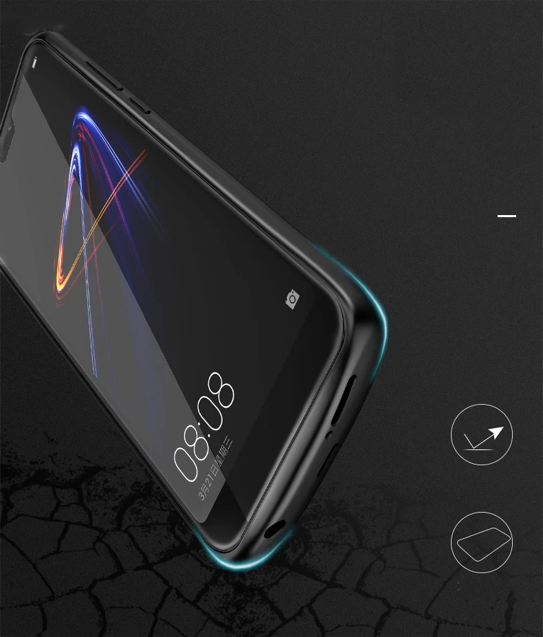 4700 мАч чехол для зарядного устройства samsung Galaxy S7 Тонкий Силиконовый