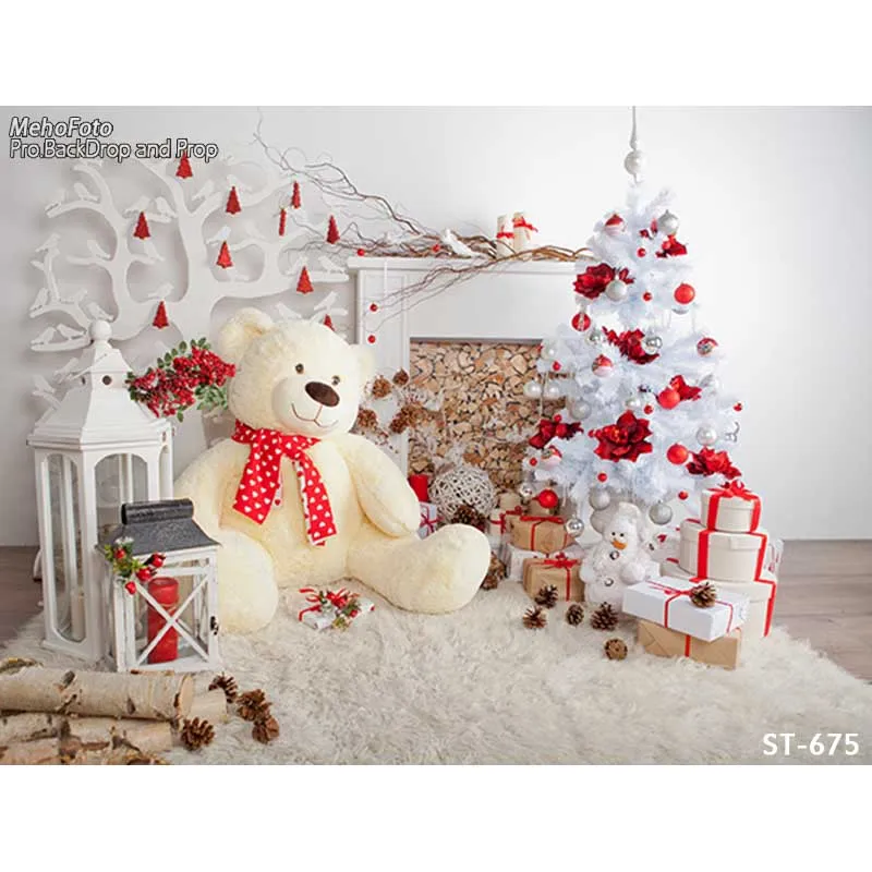 

Christmas Theme photography backgrounds Vinyl cloth Photography Backdrops computer printing backdrops for photo studio ST-675