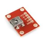 

Инструменты для разработки интерфейса BOB-09966 USB Mini-B