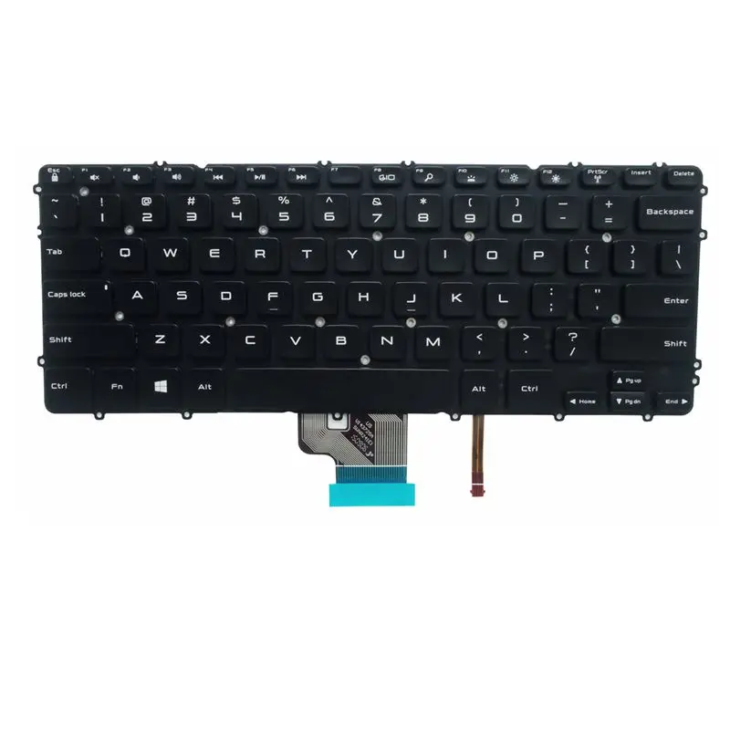 GZEELE новая американская раскладка для Dell Precision M3800 XPS 15 9530 US клавиатура с подсветкой 0HYYWM
