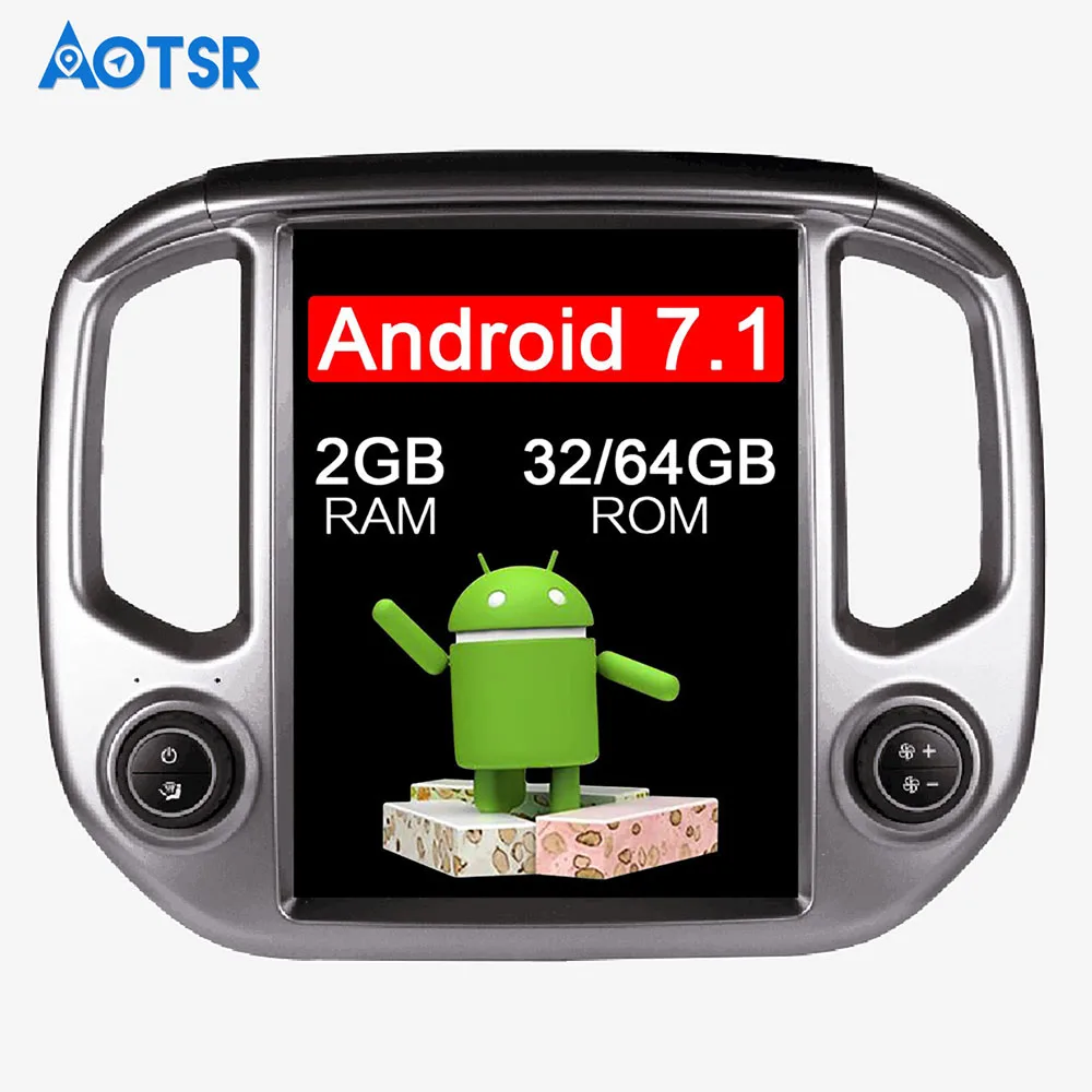 12 1 дюймовый Android 7 автомобильный радиоприемник с GPS навигацией для Chevrolet