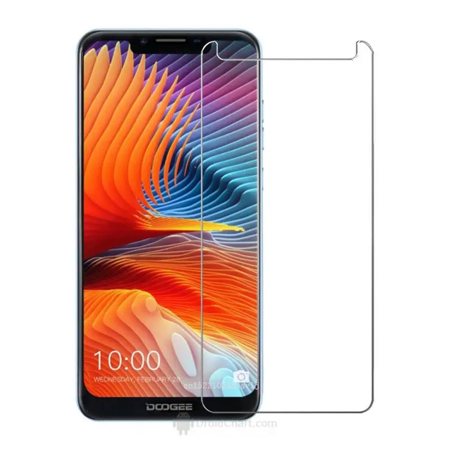 Закаленное стекло Для DOOGEE BL5500 Lite 2.5D 9H Premium X50l защитная пленка|Защитные стёкла и