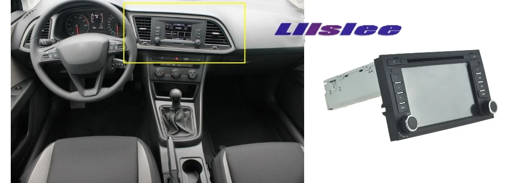 Для SEAT LEON 3 5F MK3 2011~ LiisLee Автомобильный мультимедийный телевизор DVD gps Радио Carplay стиль навигация Navi
