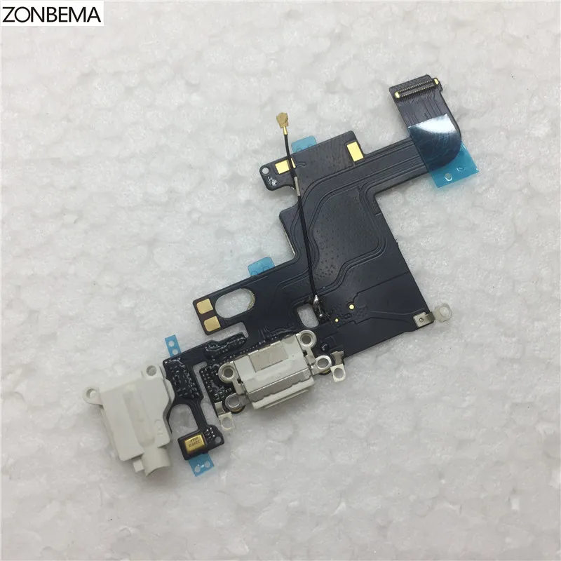 ZONBEMA, новинка, зарядное устройство, зарядный порт, док-станция, USB разъем, гибкий кабель для iPhone 6, 6S Plus, 4,", 5,5", аудио разъем для наушников, гибкая лента