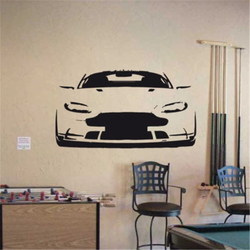 

Wall Decor Vinyl Wall Sticker Interior Design Car Logo ASTON MARTIN VANTAGE Home Decor X202