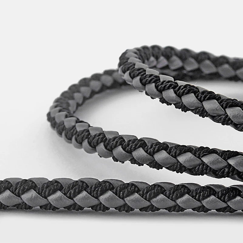 1 метр/упаковка плетеный шнур из искусственной кожи 5 мм|leather cord jewelry|cord adjustercord velvet |