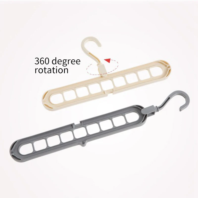 Multi-port Support Circle Clothes Hanger Drying Racks Multifunction Plastic Scarf Hangers Storage Rack | Дом и сад