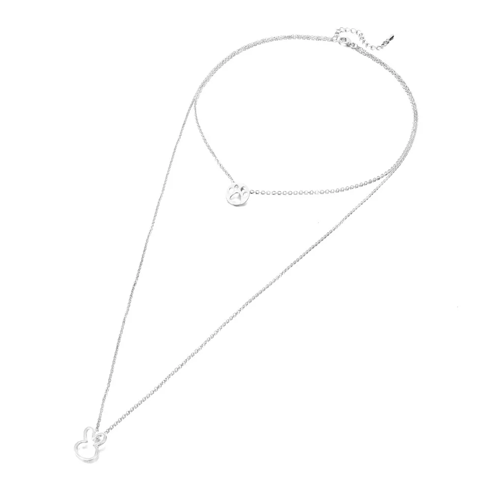 Ожерелье кролик Chereda женское модное длинное многослойное для пляжа | Украшения и