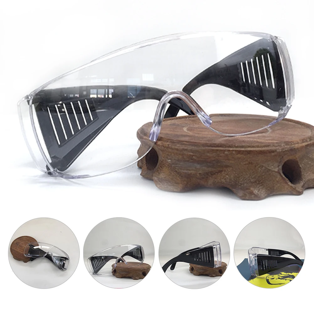 Shatterproof Glasses Protective Louver-style Anti-chemical Anti-Dust Safety Anti Fogging Shock Eyewear PC Multi-Purpose | Спорт и