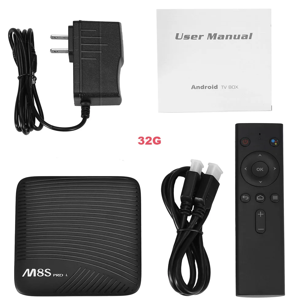 32GATV Mecool Новинка ТВ приставка M8S PRO L 3+ 16G ТВ Android 7,1 ТВ приставка Amlogic S912 Восьмиядерный 2,4/5G Wifi приставка ТВ приставка медиаплеер - Цвет: 32GATV