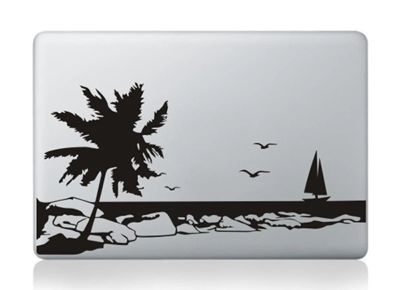 Забавная ПВХ частичная наклейка для ноутбука Macbook air pro retina 11 13 15 ноутбук черная наклейка для Xiaomi Air 12,5 13,3 Pro 15,6