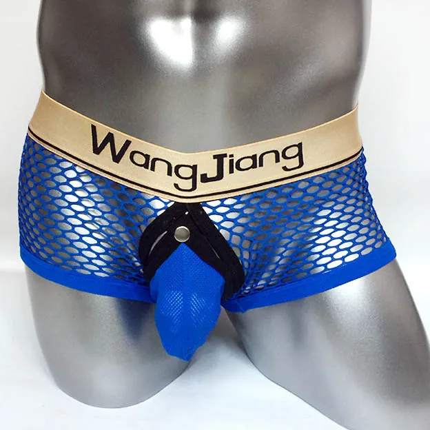 Новинка 2018 стильные мужские сетчатые шорты боксеры сумасшедшие съемные трусы с