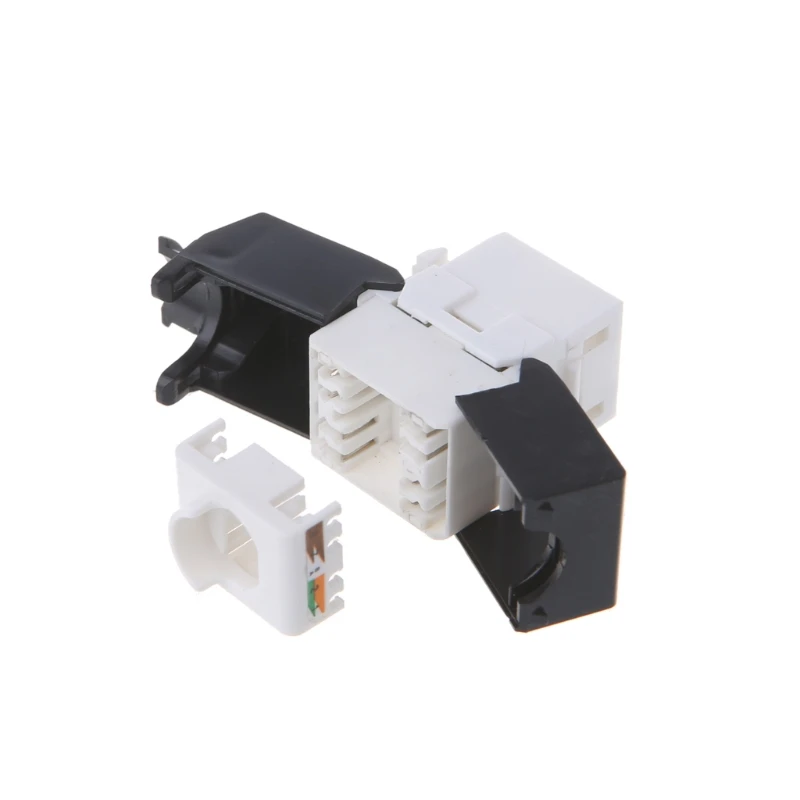 10 шт. Gigabit RJ45 CAT6 Keystone разъемы модули инструмент Бесплатный соединительный кабель
