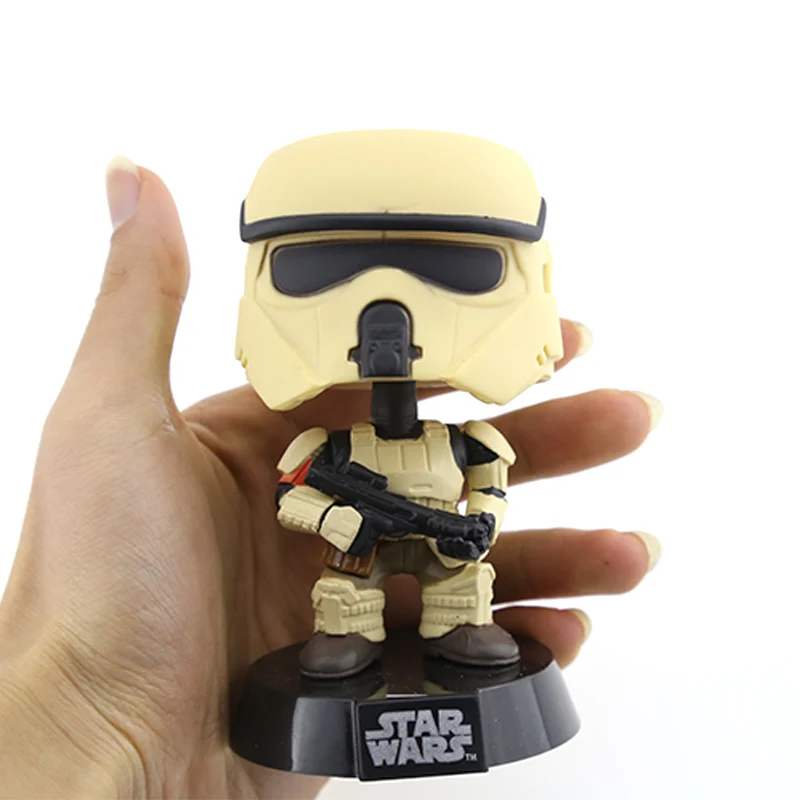 Новинка, 10 см, Звездные войны, Дарт Вейдер, KYLLO REN YODA PHASMA Darth MAUL, BB-8, фигурка, качающаяся голова, Q Edition, для украшения автомобиля