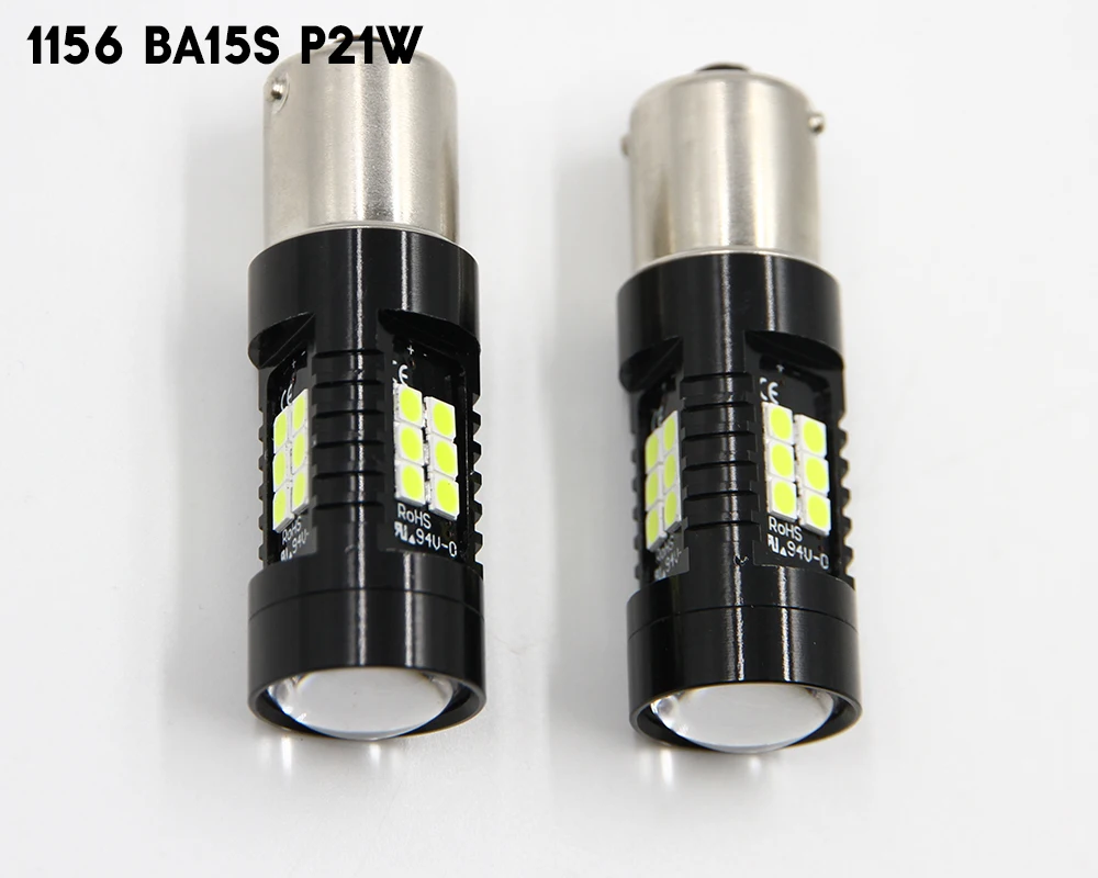 Светодиодный сигнал поворота 2 шт. 1200Lm T20 W21W светодиодный W21/5W WY21W 7440 7443 фонарь T25 3157