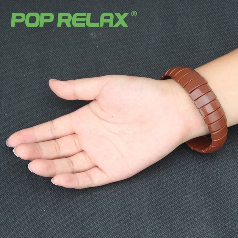 Поп Релакс 6 Корея турмалин германий браслет энергии тела анион баланс Новая Мода