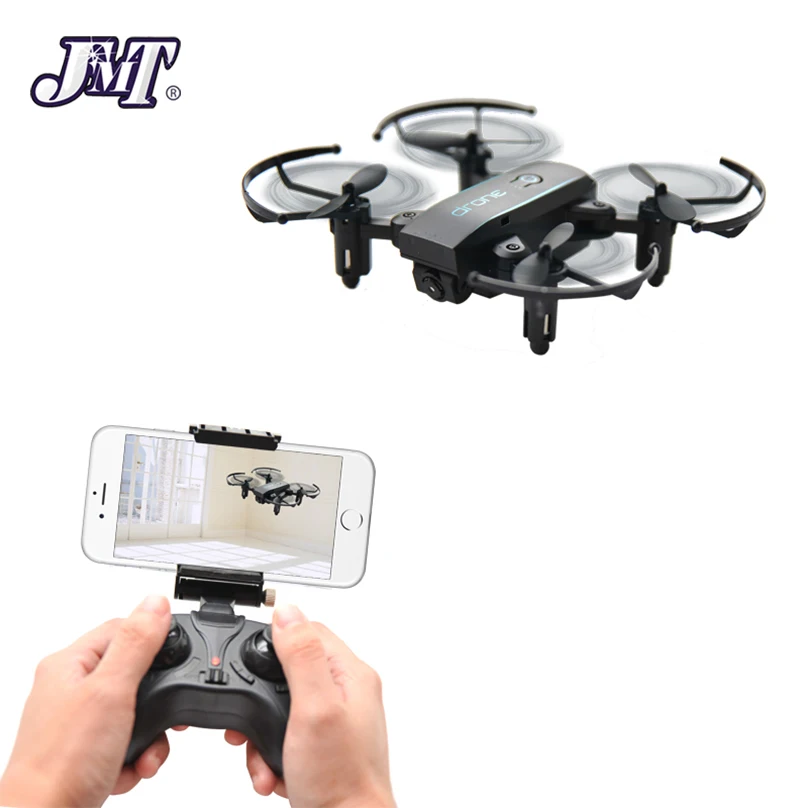 JMT 1601 мини складные Дроны с камерой HD 0.3MP 2MP видео в реальном времени удержание высоты Дрон wifi FPV RC Квадрокоптер игрушки Дрон