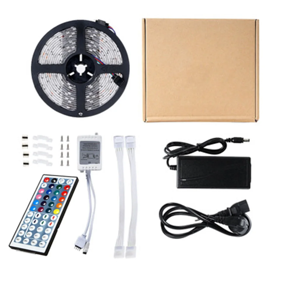 YSY водонепроницаемая светодиодная лента RGB 5 М 5050 300SMD Светодиодная гибкая 44
