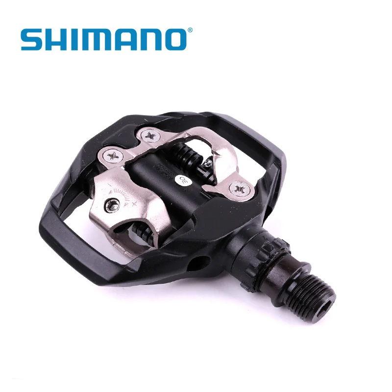 Shimano PD-M530 SPD MTB Трейл MTB без клипса педали с шипами черный белый pedales bicicleta mtb