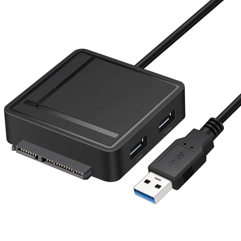Адаптер USB3.0 для SATA TF/SD Card Reader USB 3 0 концентратор 2 порта конвертер в 1 жесткого диска