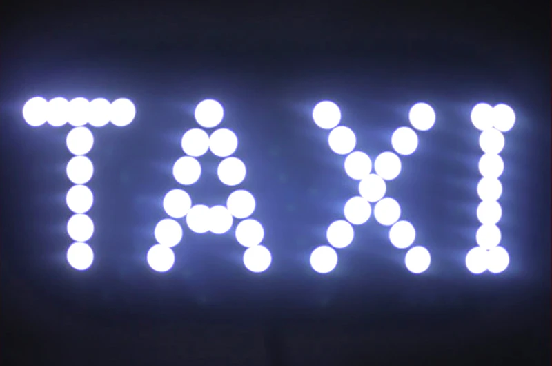 HK POST FREE! 50X TAXI 45 SMD 1210 3528 Светодиодный светильник для такси Верхняя лампа