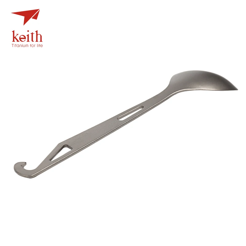 Keith Titanium Spork с вилкой бутылка наконечником открывалка для кемпинга дорожные