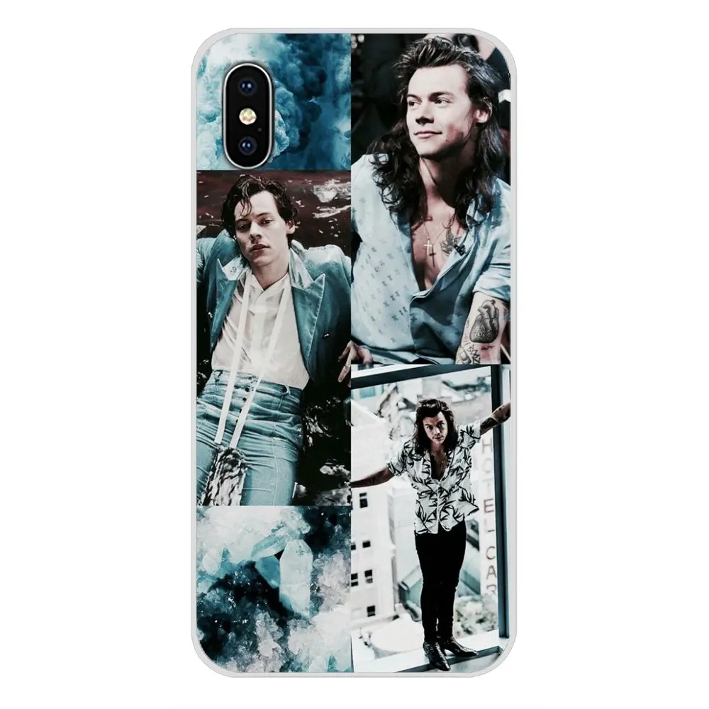 Силиконовый чехол для телефона Apple iPhone X XR XS MAX 4 6 6S 7 8 Plus ipod touch 5 Harry Style милое
