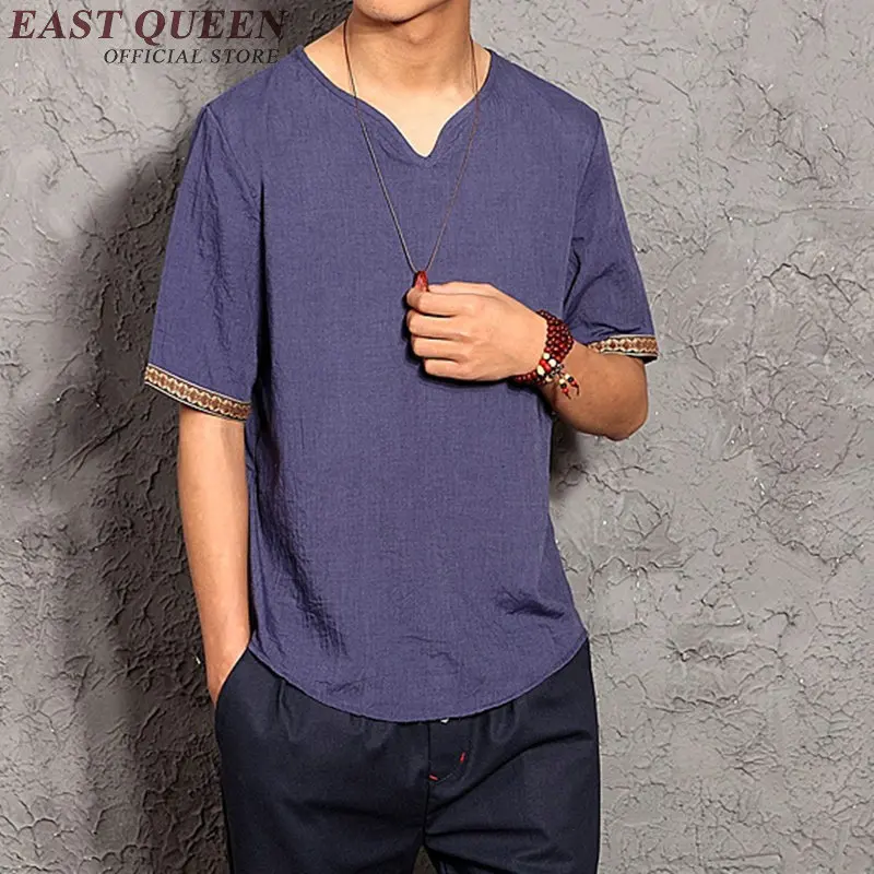 Мужская льняная рубашка мужская одежда из льна футболки мужские лучшие бренды