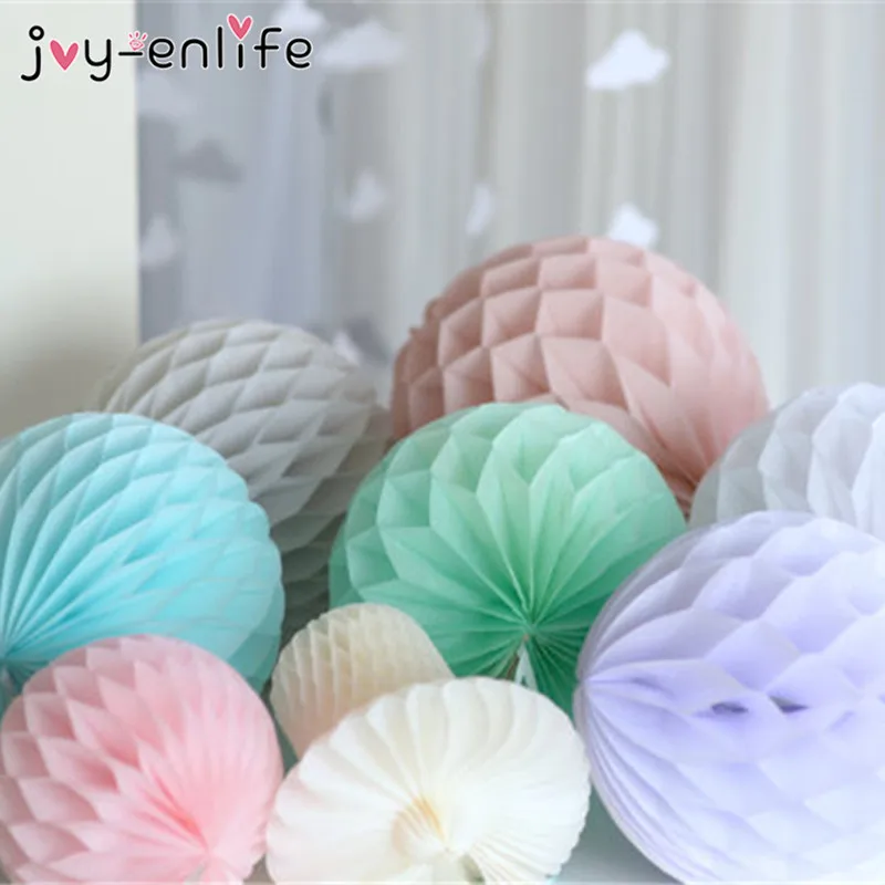1 шт. 20 см китайская бумага фонарь сотовой шар висящий цветок день рождения