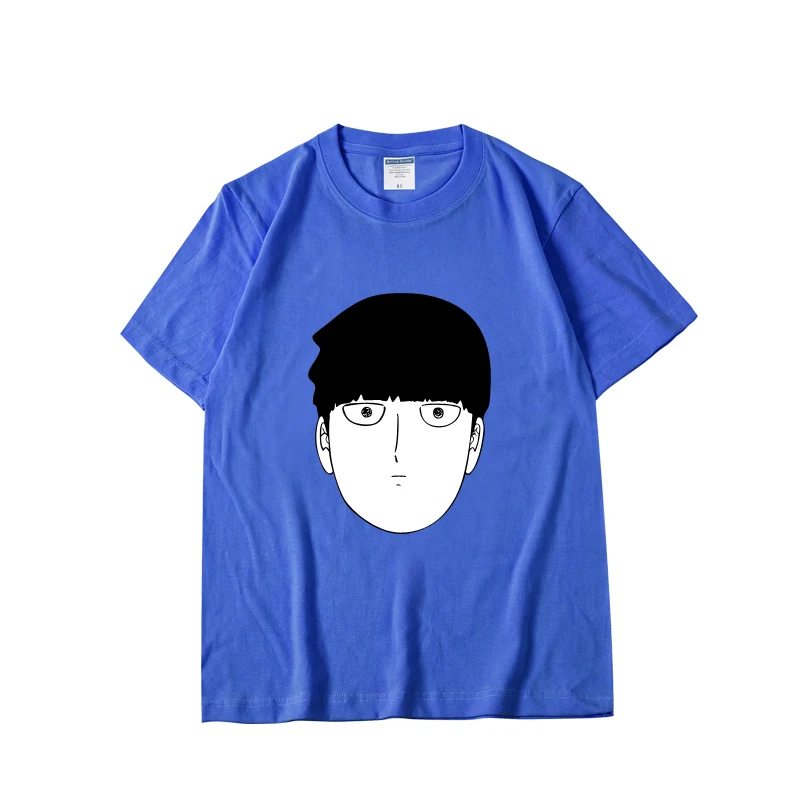 100% хлопок Mob Psycho 100 Косплей Shigeo Kageyama футболка Ritsu kun с короткими рукавами Летние