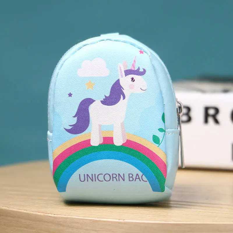 Кошелек с монеткой My Little Pony милый рисунок единорога кошелек с картинками для женщин девочек Студенческая удобная кожаная сумка для хранения pu - Цвет: Коричневый