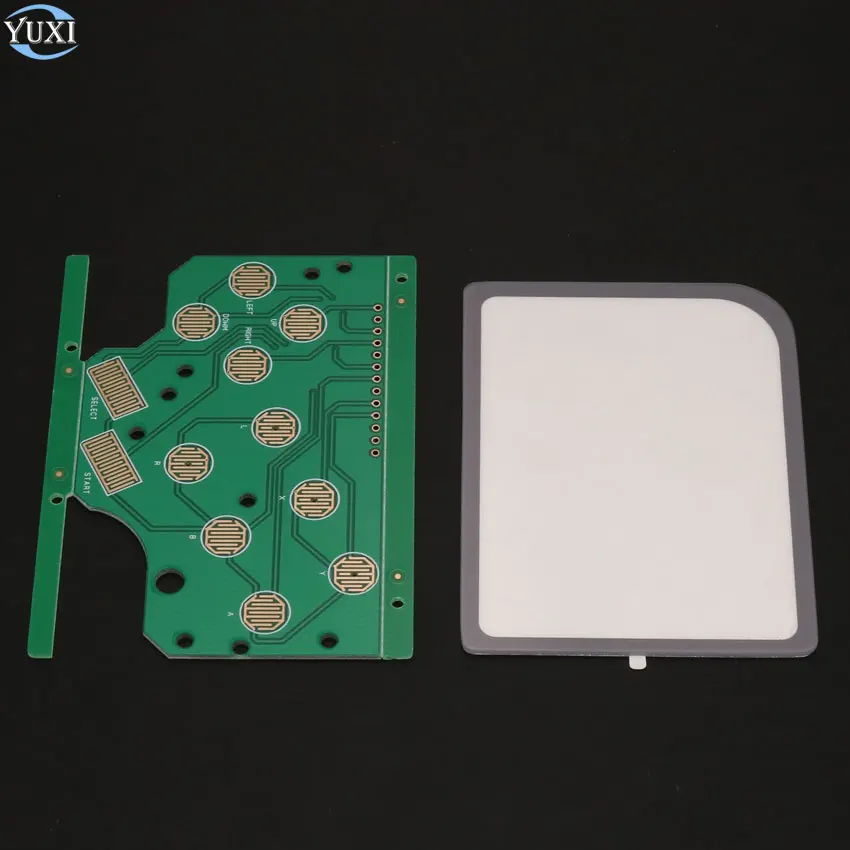 YuXi для GameBoy DMG 01 6 кнопочный PCB контроллер плата общая земля с экраном стеклянные