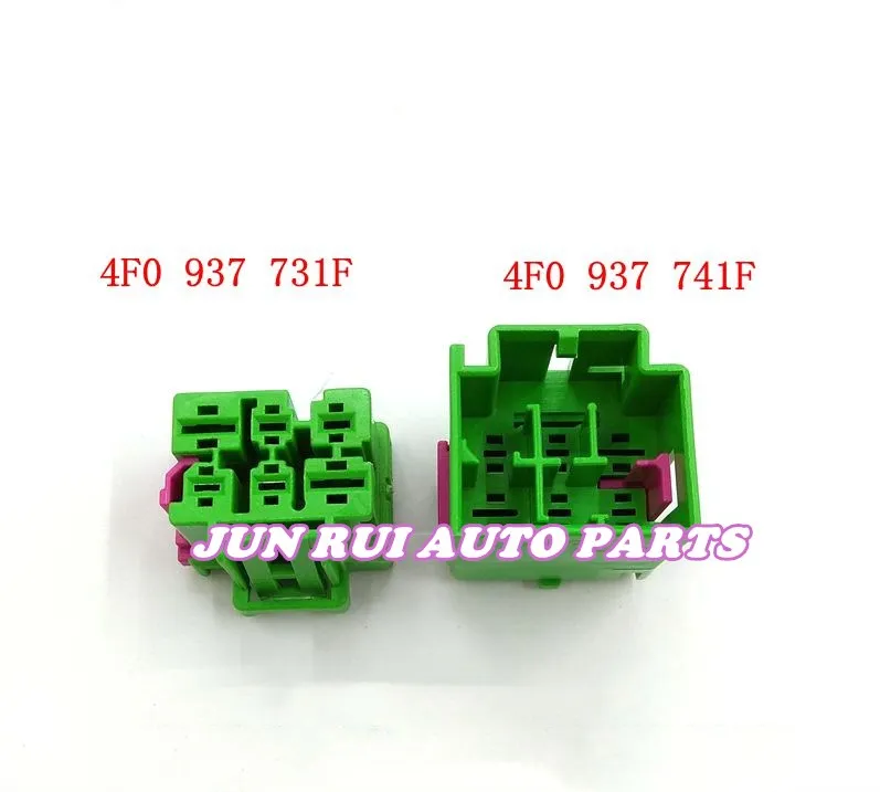 6 Pin/Way женский и мужской модифицированный авто разъем с клеммой для Volkswagen AUDI 4F0 937
