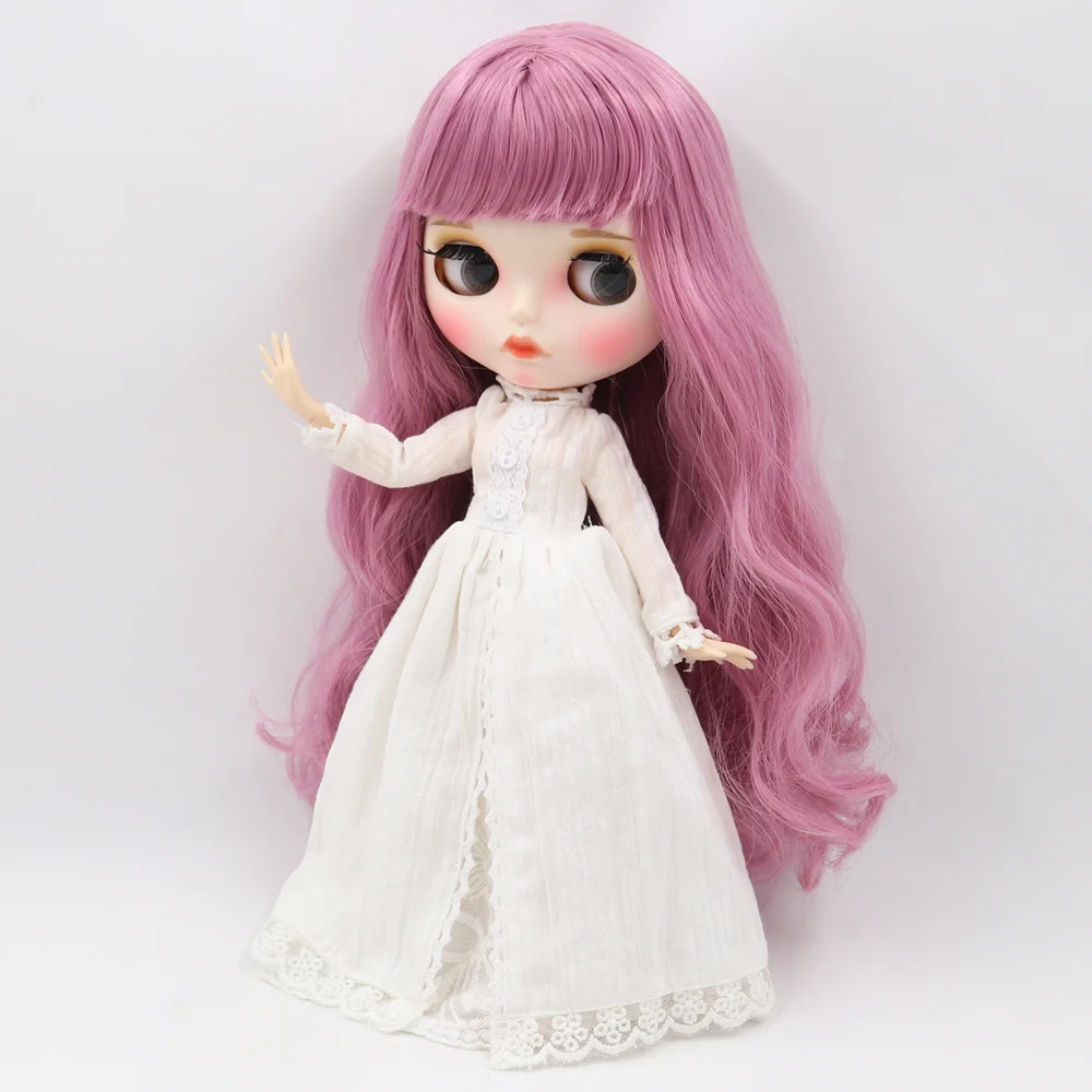 Ледяной DBS Blyth кукольные 1/6 bjd из белой кожи шарнирное тело элегантные розовые