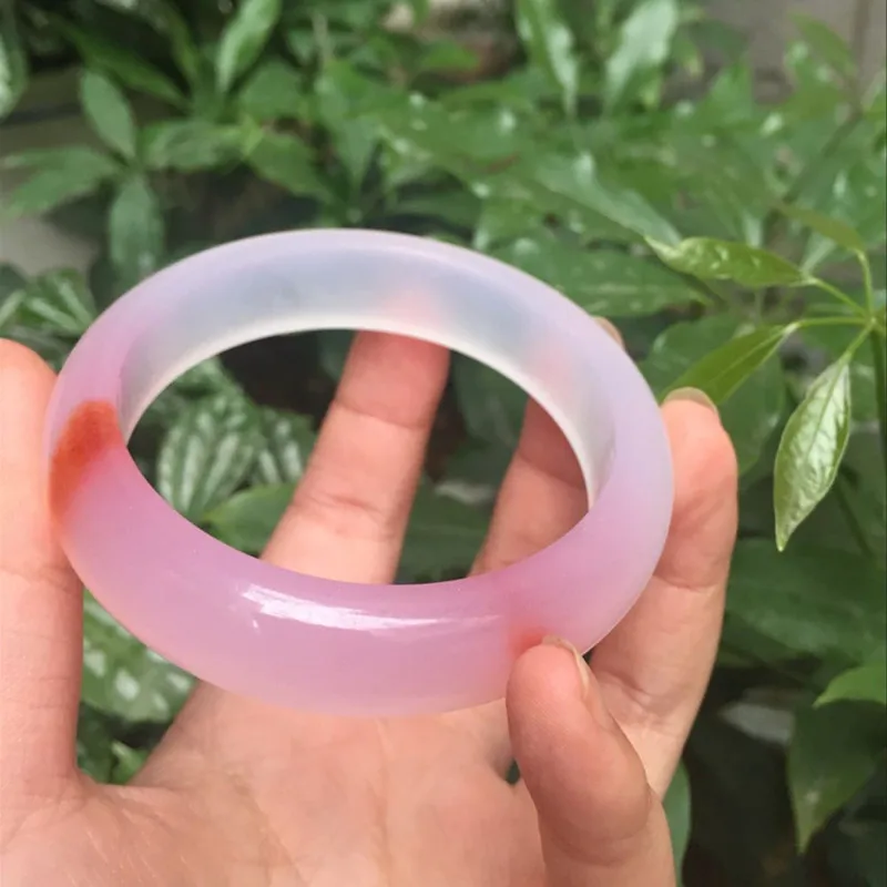 Xinjiang Pink Ice Jade Bracelet|bracelet bracelet|bracelet pinkbracelet jade |