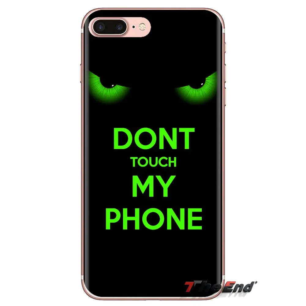 Прозрачный чехол из ТПУ для Xiaomi Mi3 Samsung A10 A30 A40 A50 A60 A70 Galaxy S2 Note 2 Grand Core Prime don't touch my
